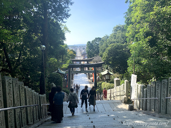 宮地嶽神社・階段